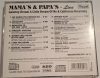 Mamas & Papas feat Dream a littler Dream of me LIVE zenei CD lemez