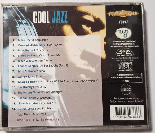 Cool Jazz zenei CD lemez válogatás (Miles Davis...)  2002