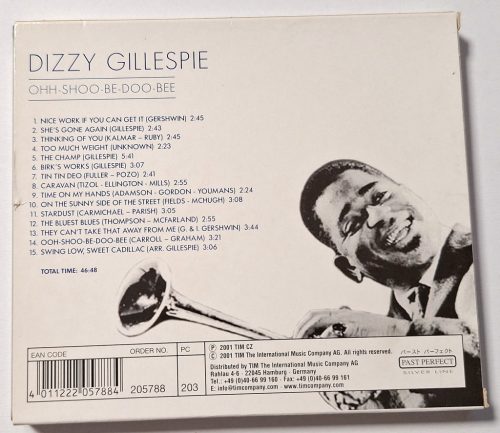 Dizzy Gillespie zenei CD lemez 2001