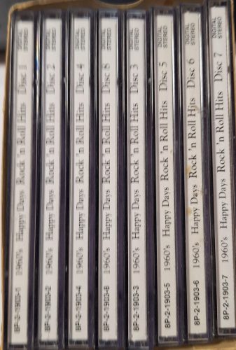 Happy days 100 Rock 'n Roll Hits 8 db. zenei CD lemez válogatás , saját dobozában
