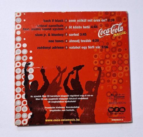 Coca Cola Music MINI CD lemez zenei válogatás 2003