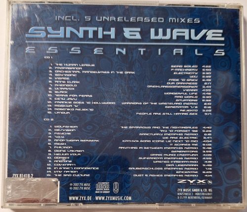 Synth & Wave Essentials presnted by the Memphis Team zenei DUPLA CD lemez 2002