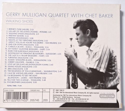 Gerry Milligan Quartet with Chet Baker 2001