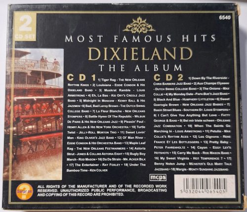 Dixieland - The Album zenei CD lemez duplalemez saját papírdobozában
