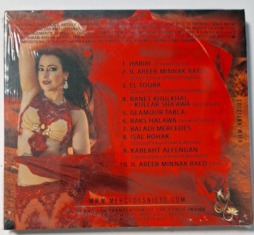 Mercedes Nieto Presents - Habibi music for oriental dance vol 3. bontatlan zenei CD lemez 2017