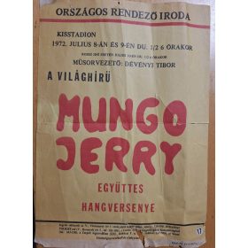 ORI Kisstadion kisplakát 1972.Július 8 (Mungo Jerry)