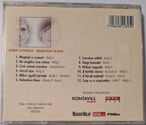 Khernádi  (Kern András, Hernádi Judit) 2000 zenei CD lemez