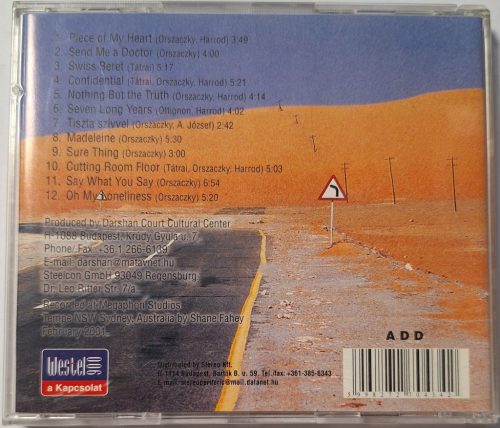 Tátrai Tibor - Jackie Orszaczky - Deserted Downtown zenei CD lemez album 2001