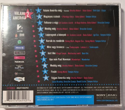 Valami Amerika 2 filmzenei CD lemez album 2008