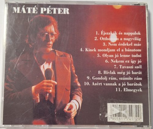 Máté Péter Éjszakák és Nappalok zenei CD lemez (1996)