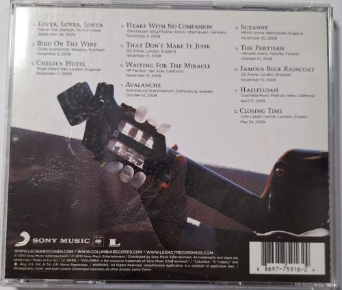 Leonard Cohen - Songs from the road zenei CD album (2010)