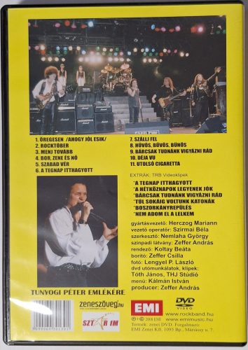 Tunyogi Péter emlékére TRB Koncert - Budai parkszínpad (1998.Május 29.) DVD lemez