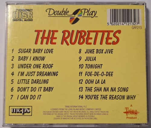 The Rubettes Juke Box Live zenei CD album