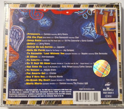 Primavera Various Artists (Santana,Eros Ramazotti,Cher,Gloria Estefan) zenei cd lemez album (2001)