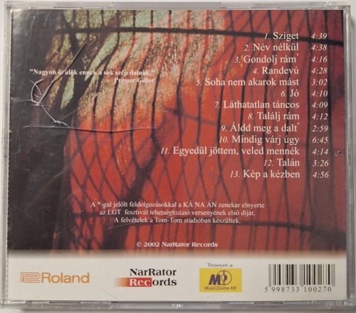 Kánaán - Találj rám zenei CD lemez album (2002)