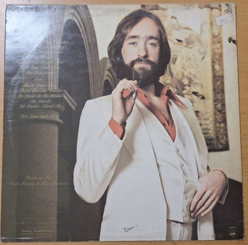 Dave Mason Mariposa do Oro - zenei LP bakelit lemez album (1978)