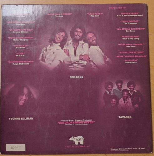 Saturday Night Fever (Szombat esti láz) dupla LP zenei bakelit lemez