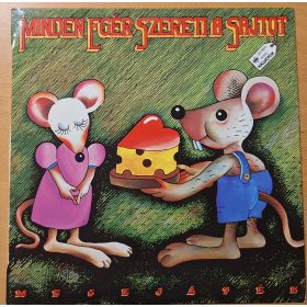   Minden egér szereti a sajtot mesejáték LP bakelit lemez (Urbán Gy.,Hacser J.,Csákányi L.,Bodrogi Gy.)