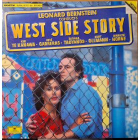   Leonard Bernstein West Side Story zenei bakelit lemez 2 lemezes Hungaroton kiadása