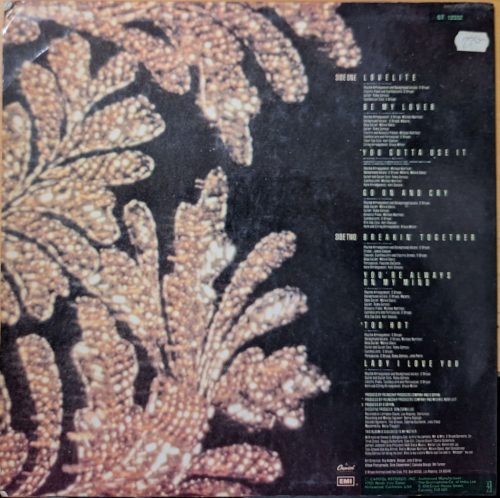 O'Bryan - Be my lover - zenei bakelit lemez (indiai) kiadása