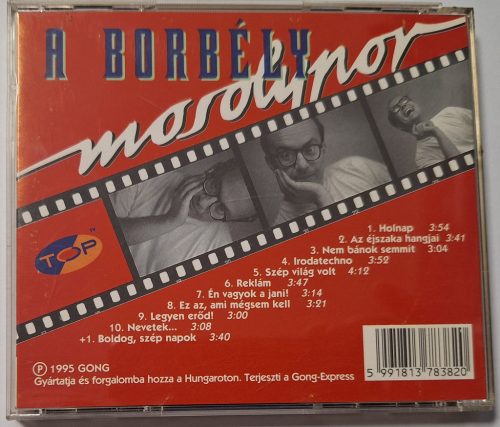 A Borbély - Mosolypor zenei CD lemez Gong 1995