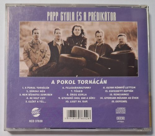 Papp Gyula és a prédikátor zenei CD lemez Gong 1995